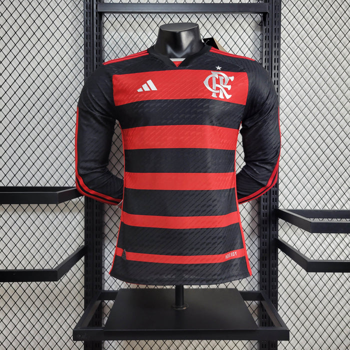 Camisa Flamengo Home Manga Longa Jogador