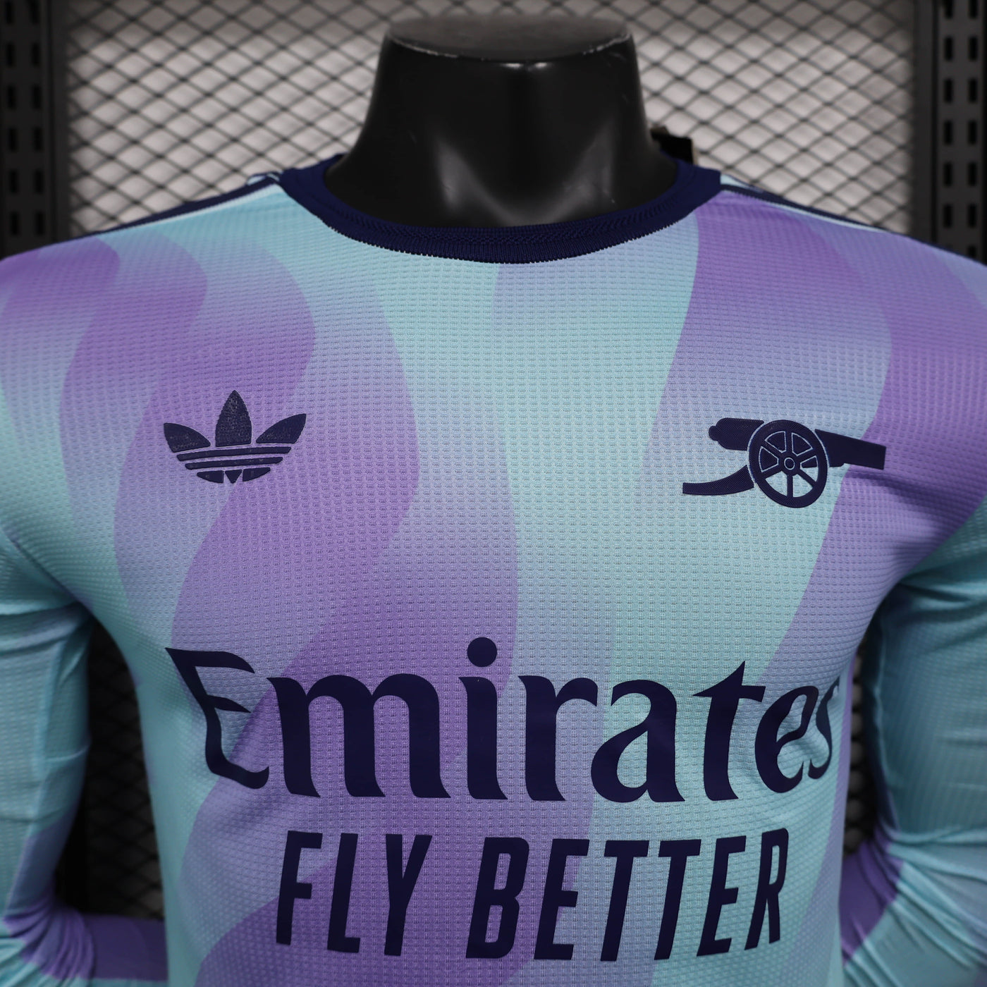 Camisa Arsenal Away Manga Longa Jogador 24/25