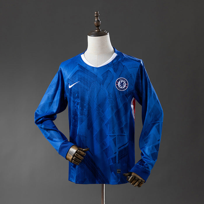 Camisa Chelsea Home Manga Longa 25/26