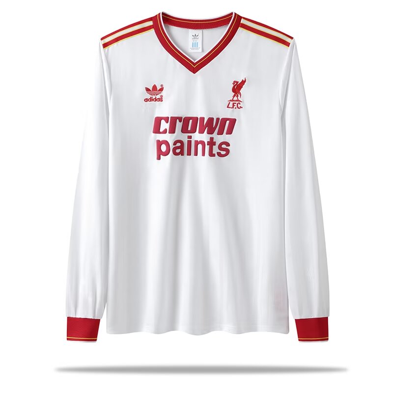 Camisa Liverpool Retrô Manga Longa 1985