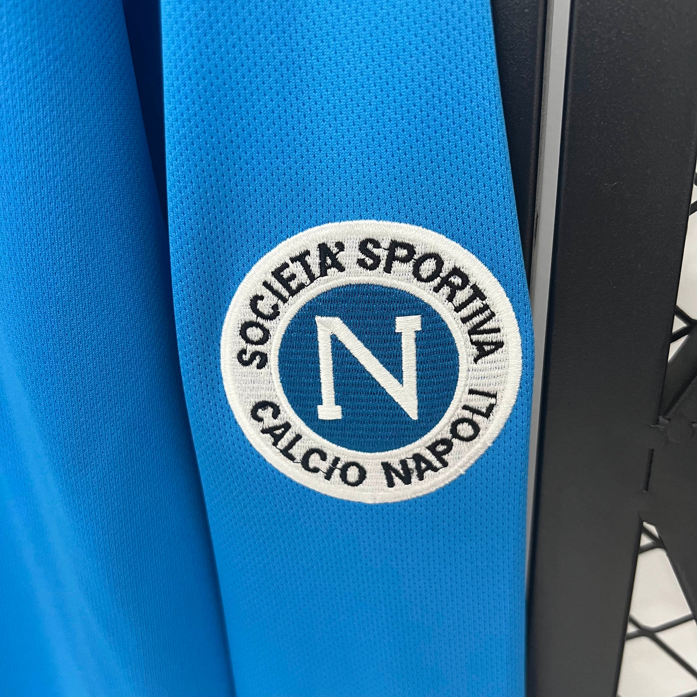 Camisa Napoli Retrô Manga Longa 87/88
