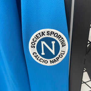 Camisa Napoli Retrô Manga Longa 87/88
