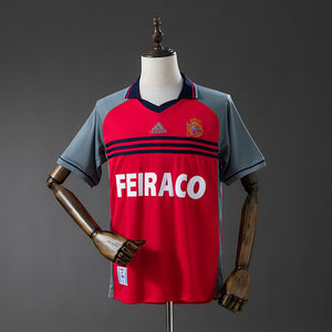 Camisa Deportivo La Coruna Away Retrô Xxl7 98/99