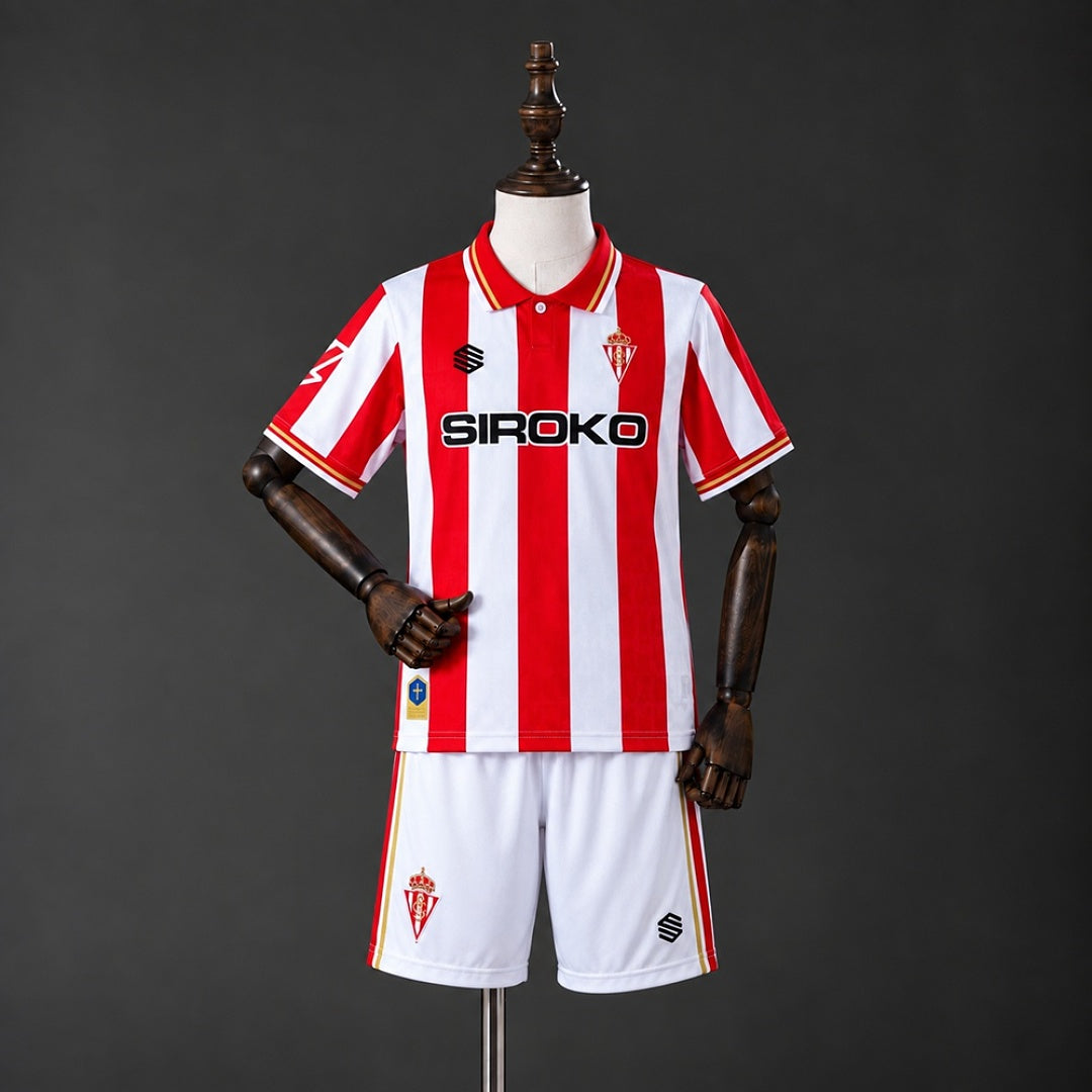 Camisa Sporting de Gijón Home Kit Infantil 16 282 26/27
