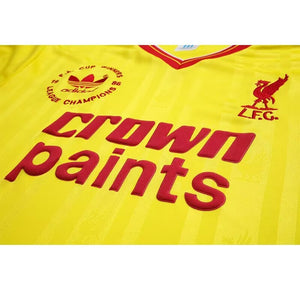 Camisa Liverpool Retrô Manga Longa 1986