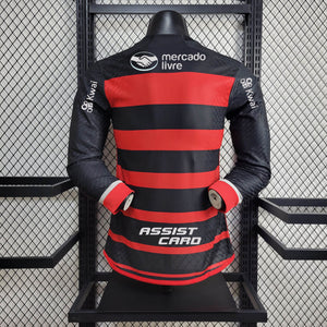 Camisa Flamengo Home Manga Longa Jogador 24/25