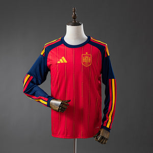 Camisa Espanha Home Manga Longa 2026