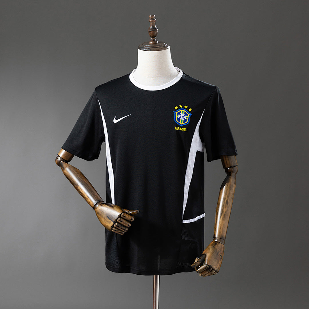 Camisa Brasil Goleiro Preta 2002