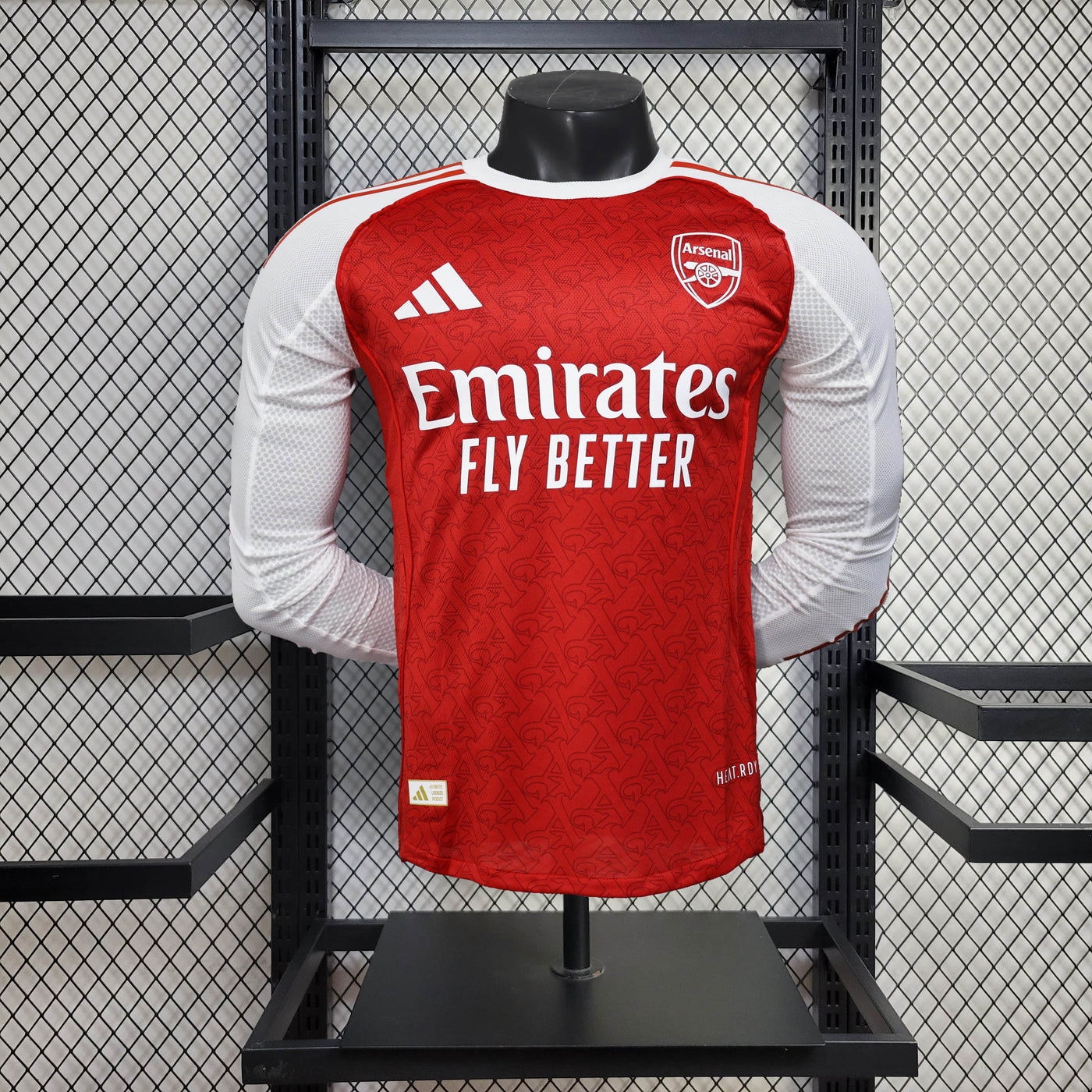 Camisa Arsenal Home Manga Longa Jogador 25/26