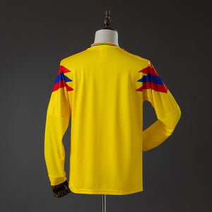 Camisa Colômbia Retrô Manga Longa 1990