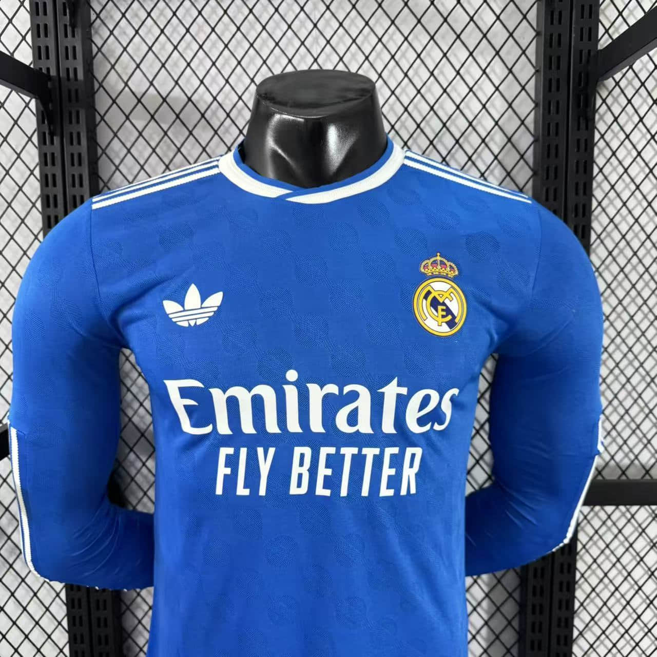 Camisa Real Madrid Away Manga Longa Jogador 25/26