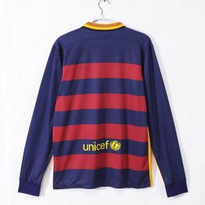 Camisa Barcelona Retrô Manga Longa 15/16