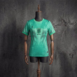 Camisa Brasil Treino Verde 2026 Feminina