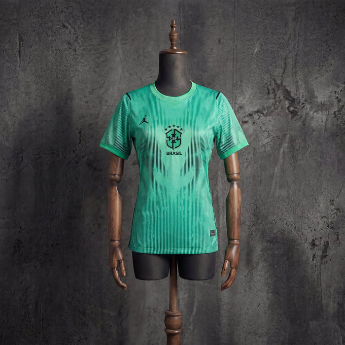 Camisa Brasil Treino Verde 2026 Feminina