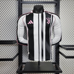 Camisa Juventus Home Manga Longa Jogador 25/26