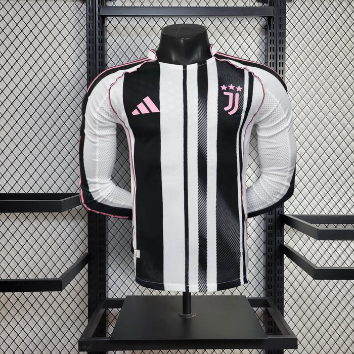 Camisa Juventus Home Manga Longa Jogador 25/26