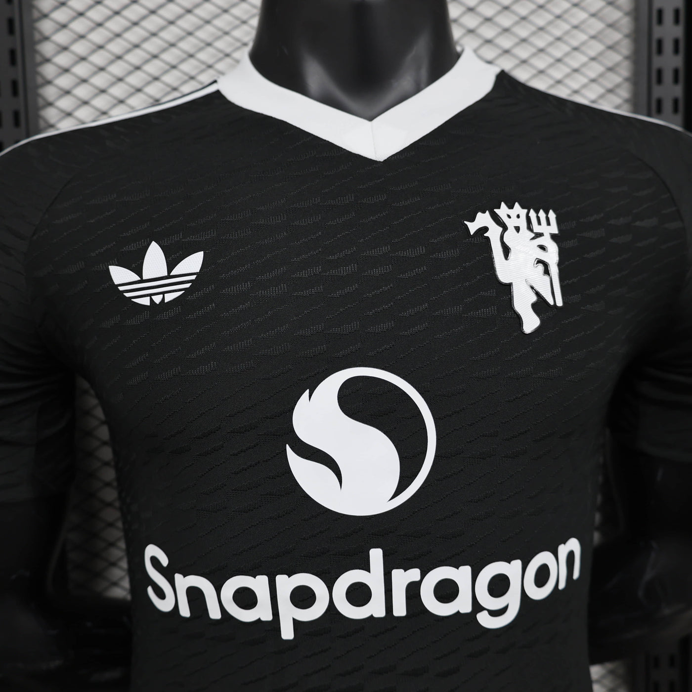 Camisa Manchester United Preta Jogador 24/25