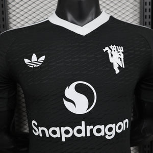 Camisa Manchester United Preta Jogador 24/25