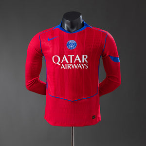 Camisa Paris Saint-Germain Away Manga Longa Versão Jogador 25/26