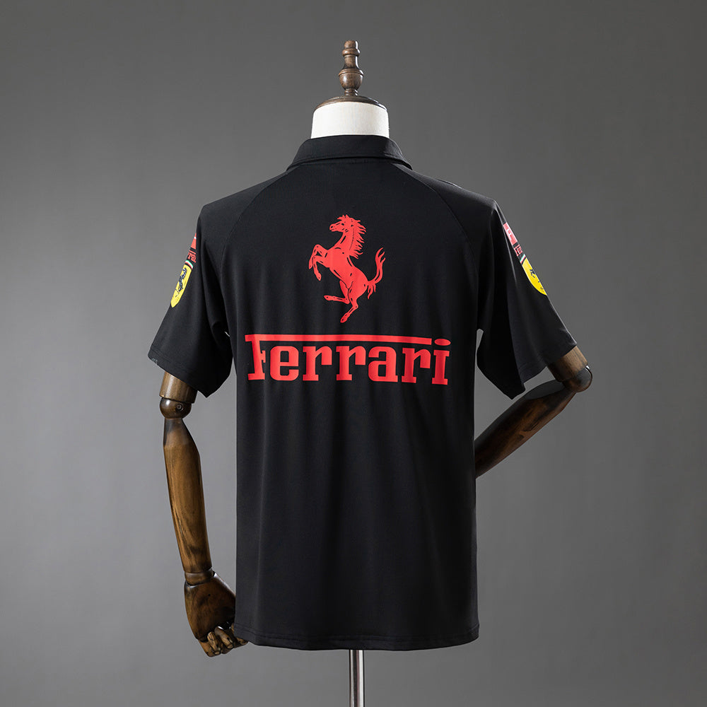 Camisa Scuderia Ferrari F1 Preta Polo 3xl8 2025