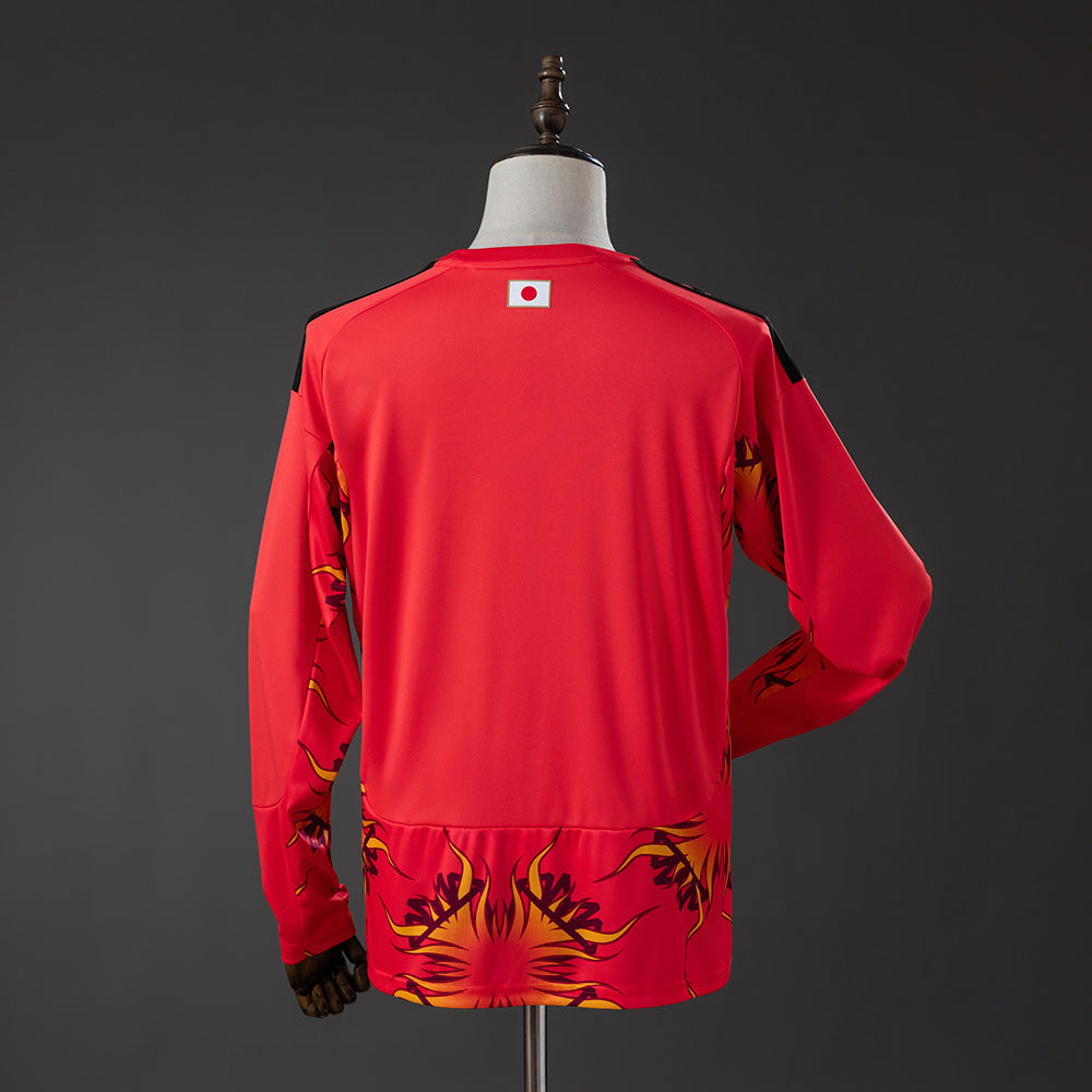 Camisa Japão Goleiro Vermelha Manga Longa 2026