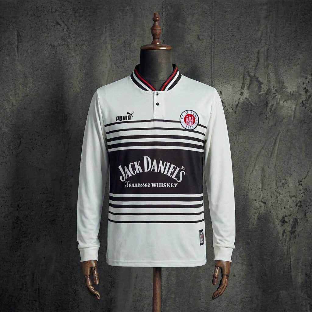 Camisa St. Pauli Retrô Manga Longa 97/98