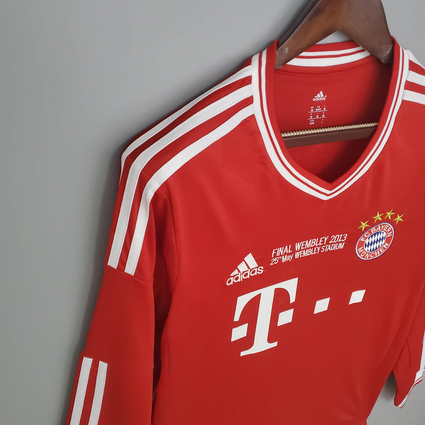 Camisa Bayern Munich Retrô Manga Longa 13/14
