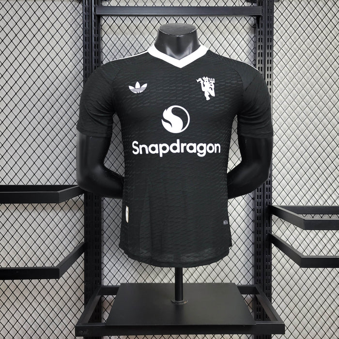 Camisa Manchester United Preta Jogador 24/25