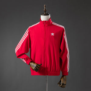 Camisa Three Stripes Vermelha Corta Vento Xxl7