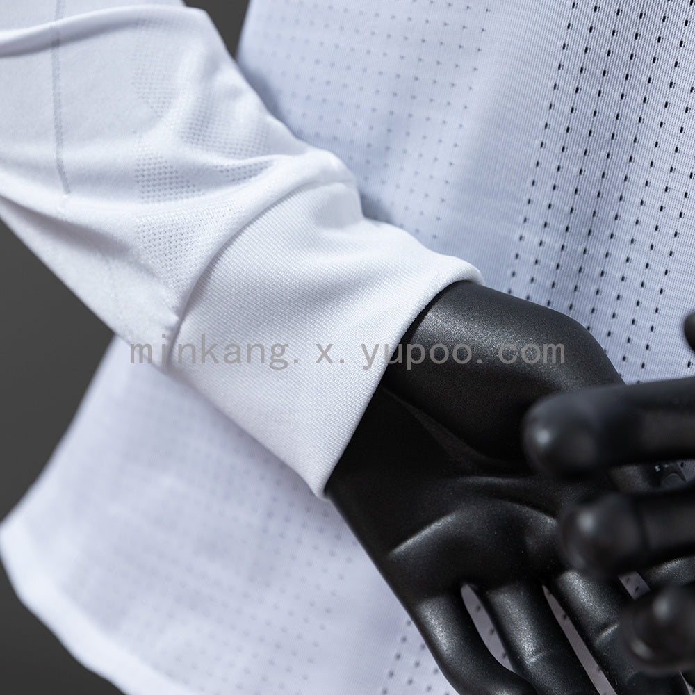 Camisa Real Madrid Retrô Manga Longa Versão Jogador 17/18