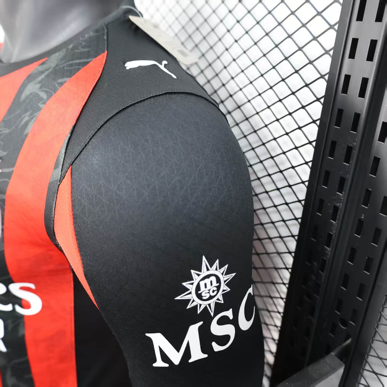 Camisa AC Milan Home Manga Longa Jogador 25/26