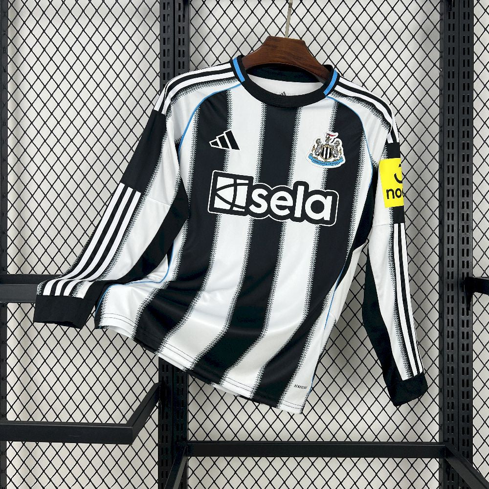Camisa Newcastle United Home Manga Longa 25/26