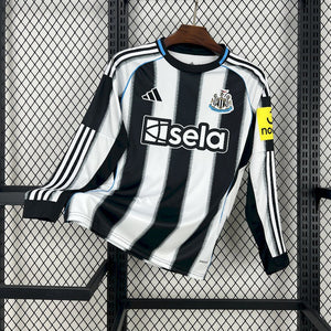 Camisa Newcastle United Home Manga Longa 25/26