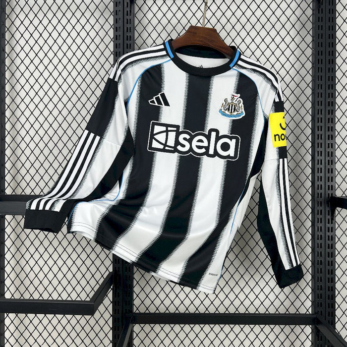 Camisa Newcastle United Home Manga Longa 25/26