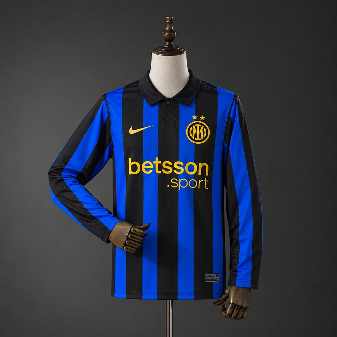 Camisa Inter Milan Home Manga Longa 26/27