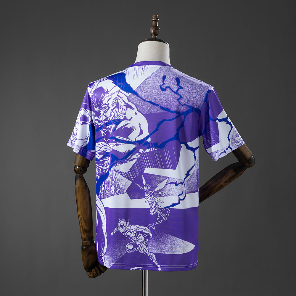 Camisa Real Madrid Pré-jogo Pré-jogo Roxa 25/26