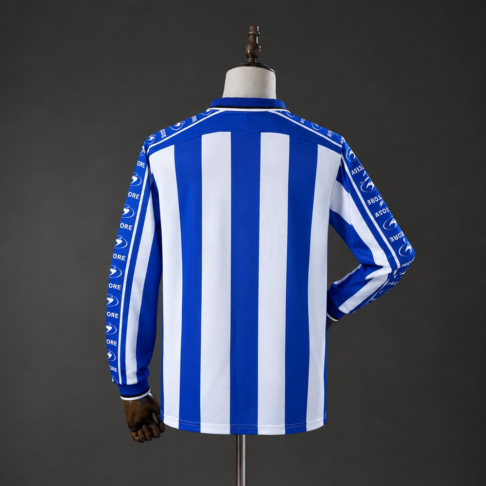 Camisa Alavés Retrô Manga Longa 98/99