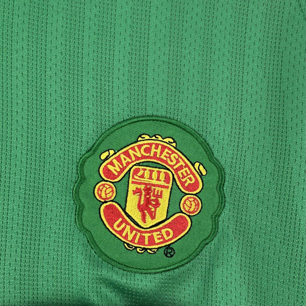 Camisa Manchester United Retrô Manga Longa 07/08