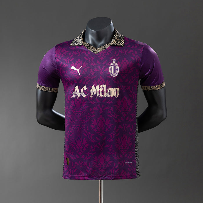Camisa AC Milan Roxa Versão Jogador 25/26