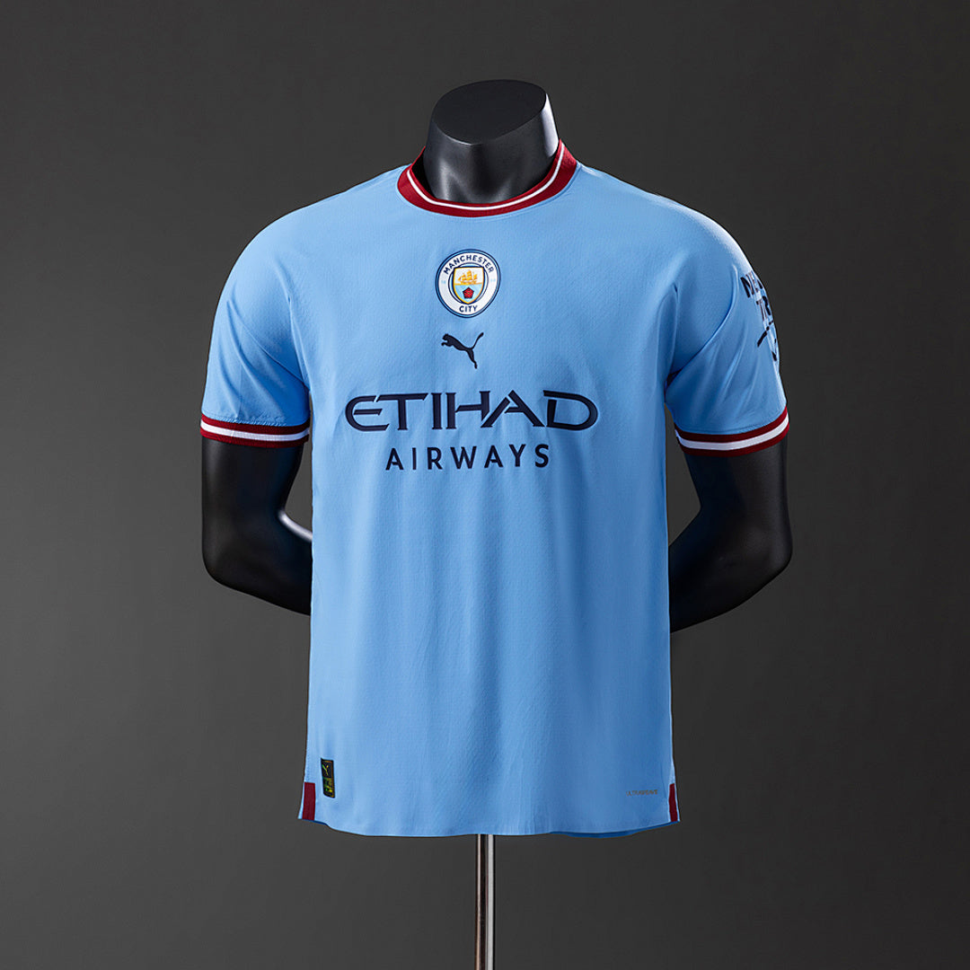 Camisa Manchester City Retrô Versão Jogador 22/23