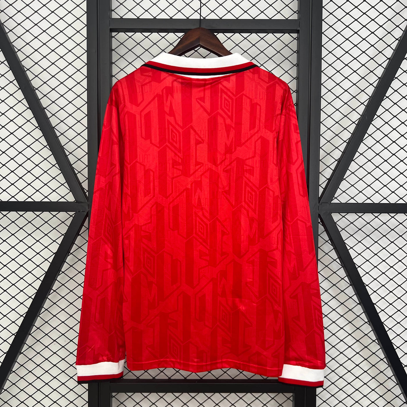 Camisa Manchester United Retrô Manga Longa 13/14