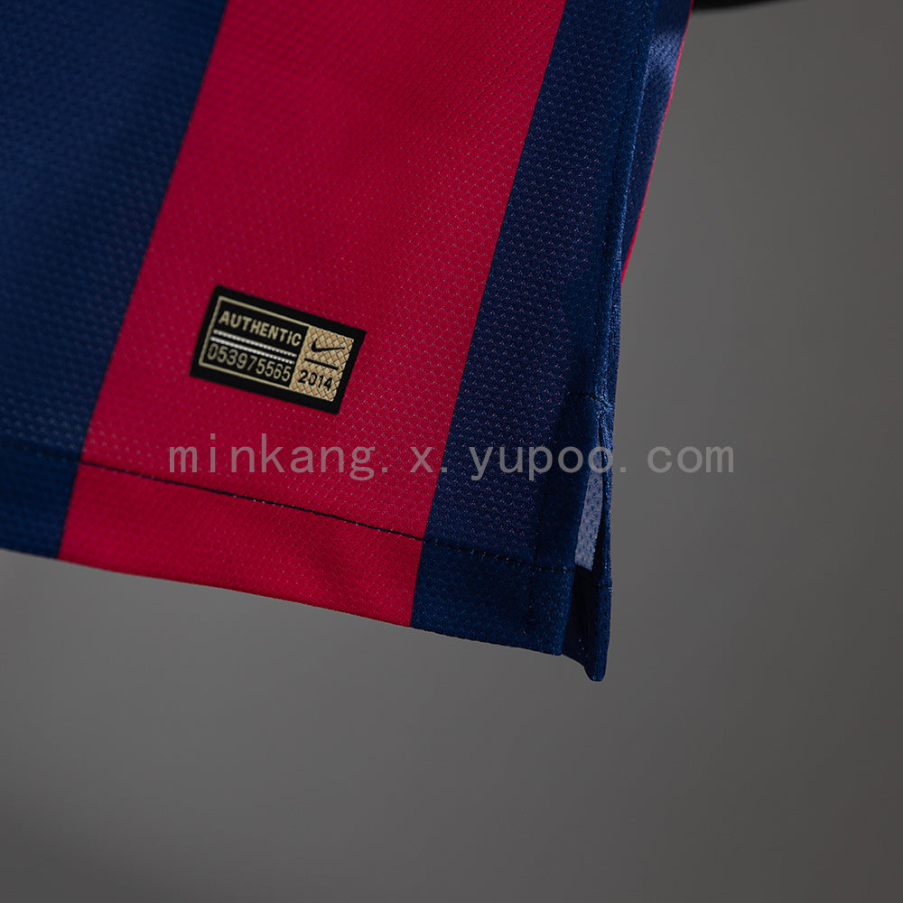 Camisa Barcelona Retrô Versão Jogador 14/15