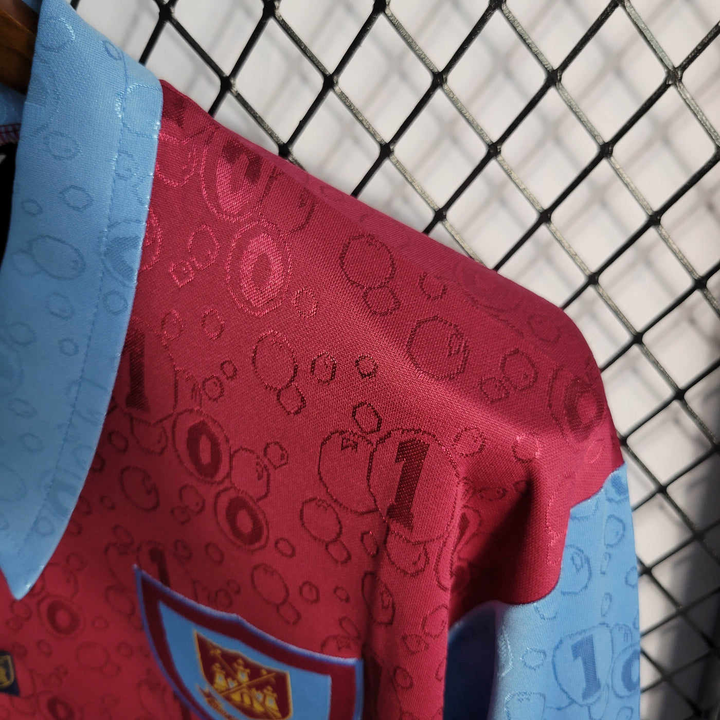 Camisa West Ham United Retrô Manga Longa 1995