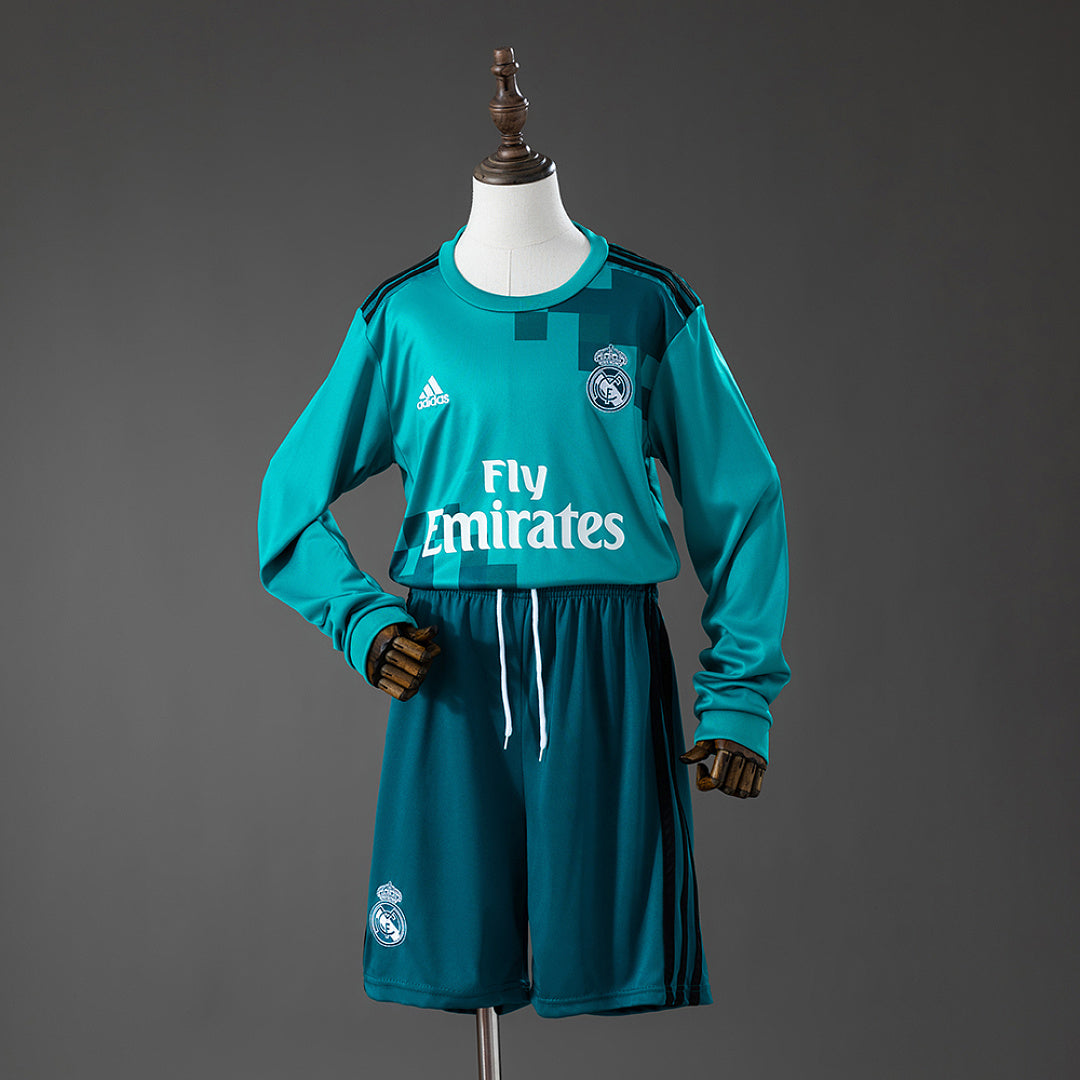 Kit Infantil Real Madrid Manga Longa 17/18