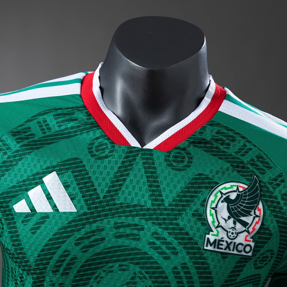 Camisa México Home Manga Longa Jogador 2026