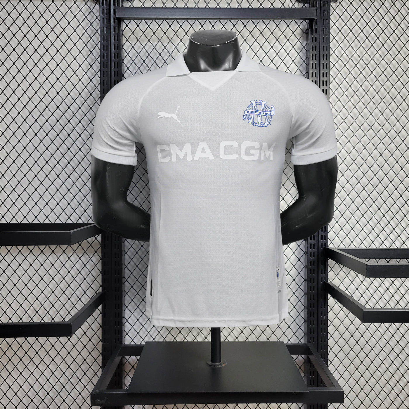 Camisa Olympique Marseille Branca Jogador 24/25