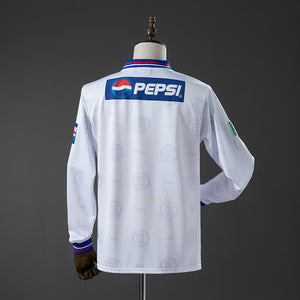 Camisa Cruz Azul Away Manga Longa Retrô Xxl8 1998