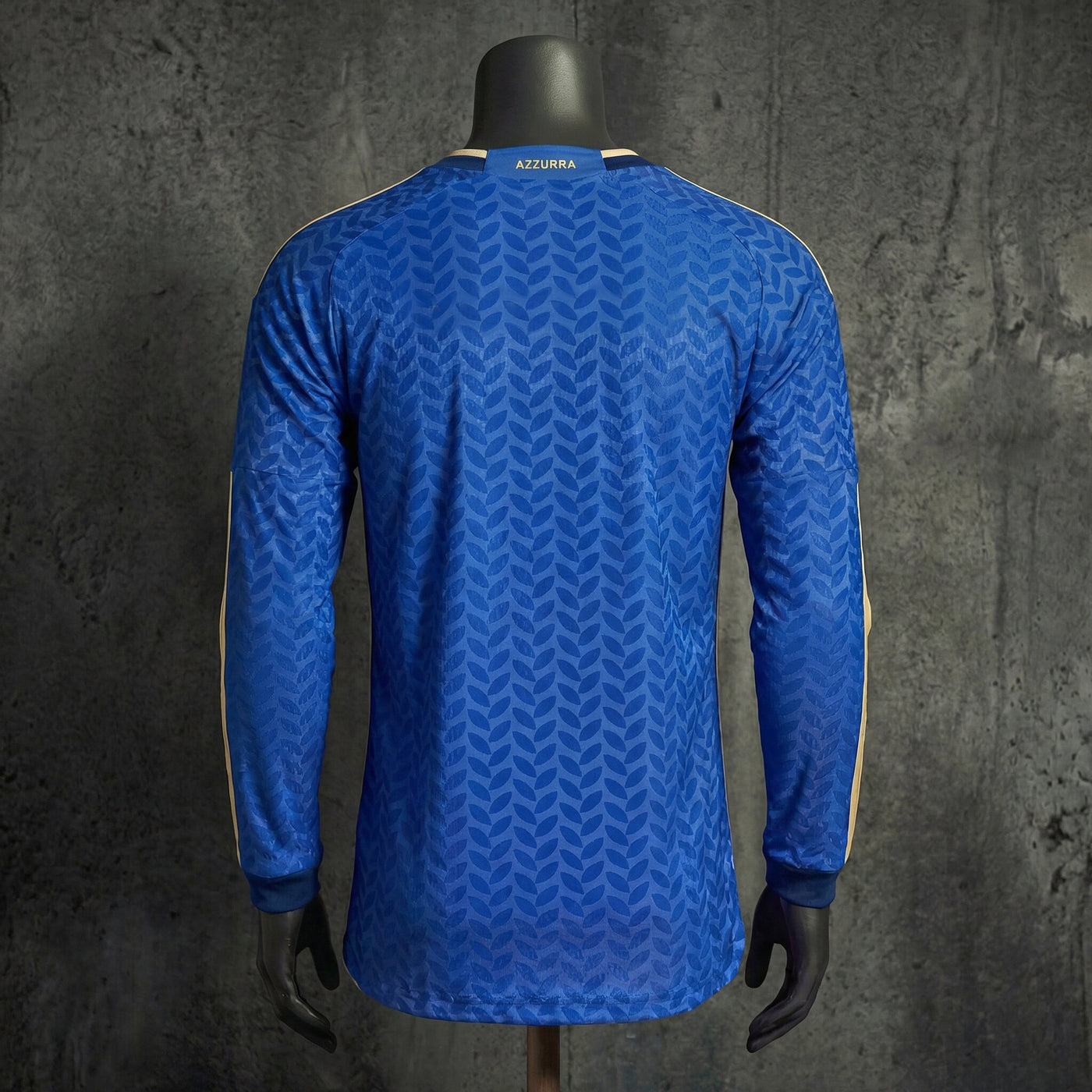 Camisa Itália Home Manga Longa Jogador 2026