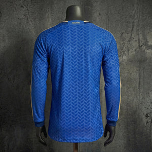 Camisa Itália Home Manga Longa Jogador 2026