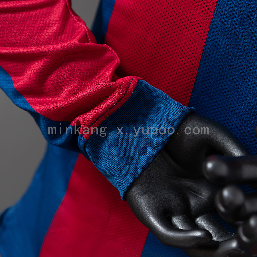 Camisa Barcelona Retrô Manga Longa Versão Jogador 10/11